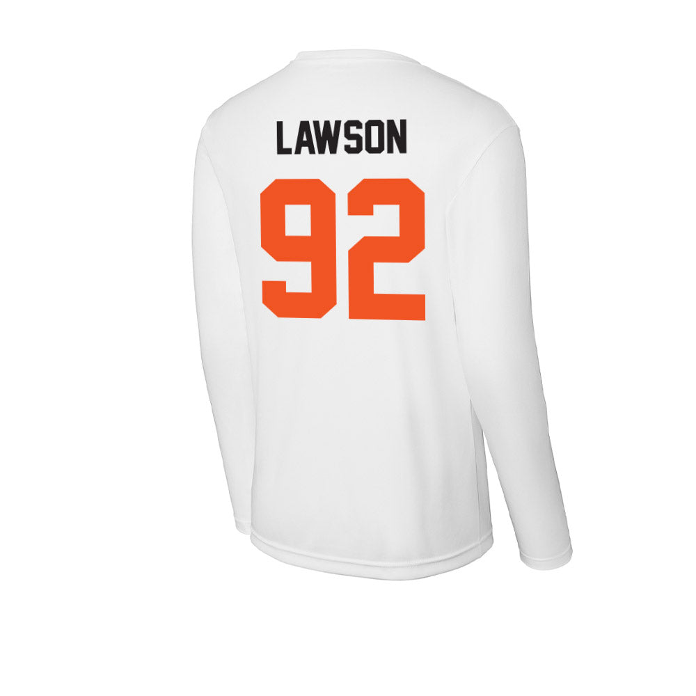 Oklahoma State - NCAA Football : Jerry Lawson - Activewear Long Sleeve T-Shirt-1