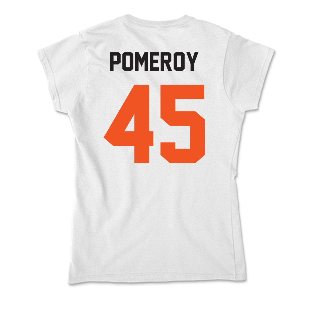 Oklahoma State - NCAA Baseball : Deacon Pomeroy - Soft Style Women’s T-Shirt-1