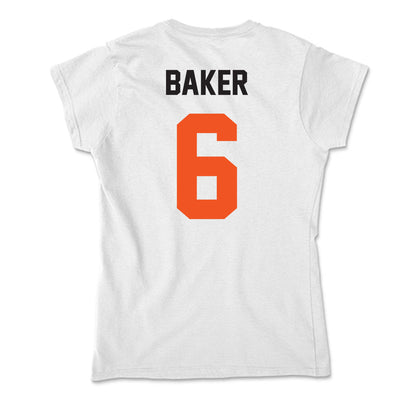 Oklahoma State - NCAA Women's Soccer : Sophia Baker - Soft Style Women’s T-Shirt-1