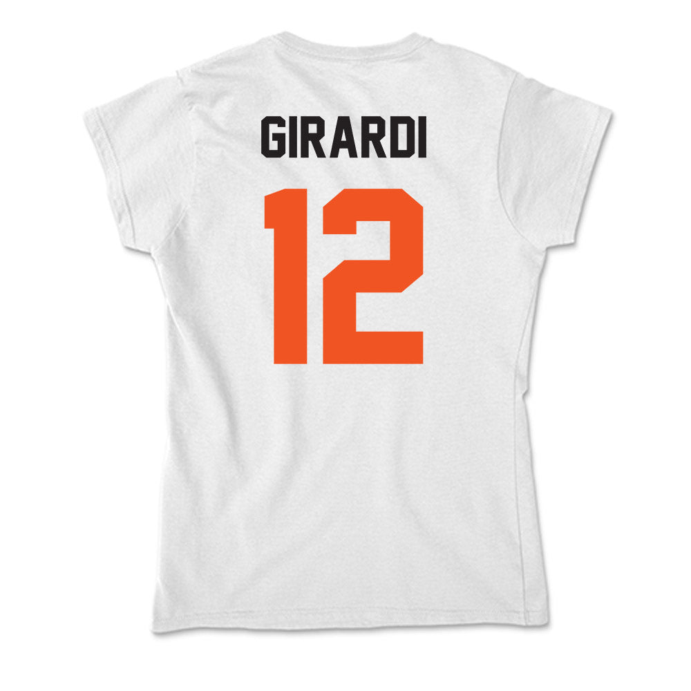 Oklahoma State - NCAA Women's Basketball : Lena Girardi - Soft Style Women’s T-Shirt-1