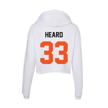 Oklahoma State - NCAA Women's Basketball : Tyla Heard - Women's Crop Fleece Hoodie-1
