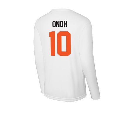 Oklahoma State - NCAA Women's Basketball : Favour Onoh - Activewear Long Sleeve T-Shirt-1