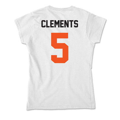 Oklahoma State - NCAA Football : Saadiq Clements - Soft Style Women’s T-Shirt-1