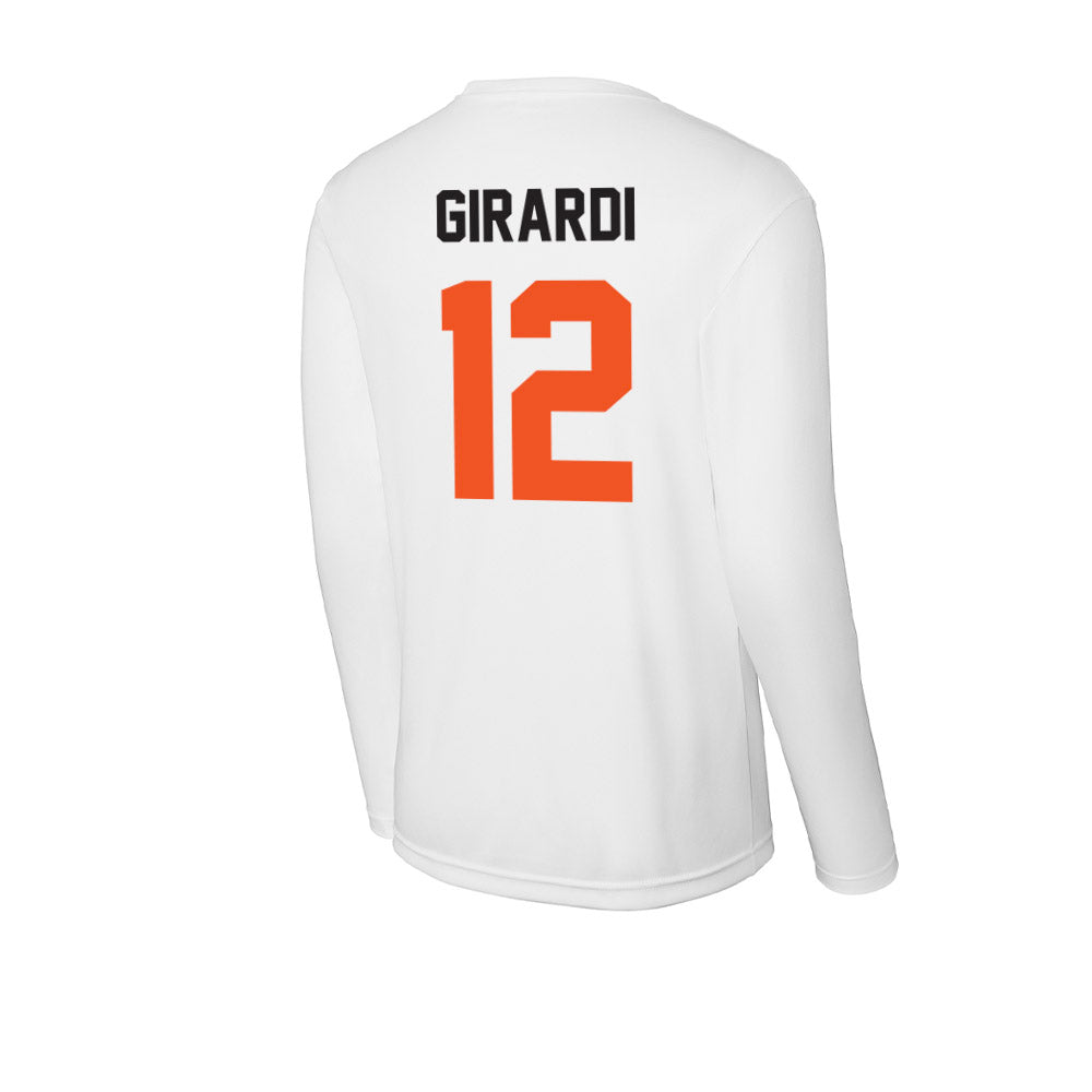 Oklahoma State - NCAA Women's Basketball : Lena Girardi - Activewear Long Sleeve T-Shirt-1