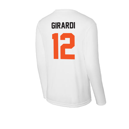 Oklahoma State - NCAA Women's Basketball : Lena Girardi - Activewear Long Sleeve T-Shirt-1