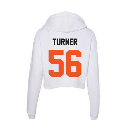 Oklahoma State - NCAA Baseball : Cael Turner - Women's Crop Fleece Hoodie-1