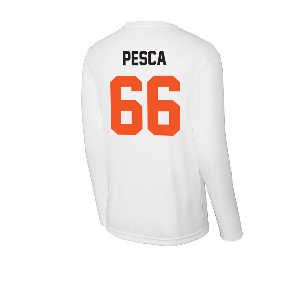 Oklahoma State - NCAA Baseball : Mario Pesca - Activewear Long Sleeve T-Shirt-1