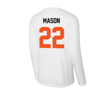 Oklahoma State - NCAA Football : William Mason - Activewear Long Sleeve T-Shirt-1