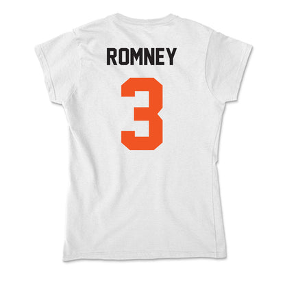 Oklahoma State - NCAA Football : Tate Romney - Soft Style Women’s T-Shirt-1