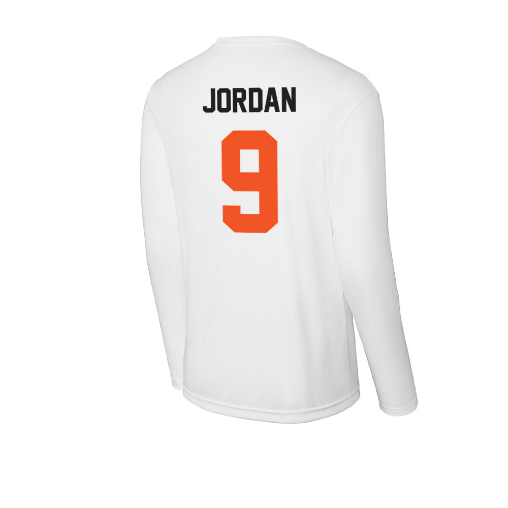 Oklahoma State - NCAA Football : Grant Jordan - Activewear Long Sleeve T-Shirt-1