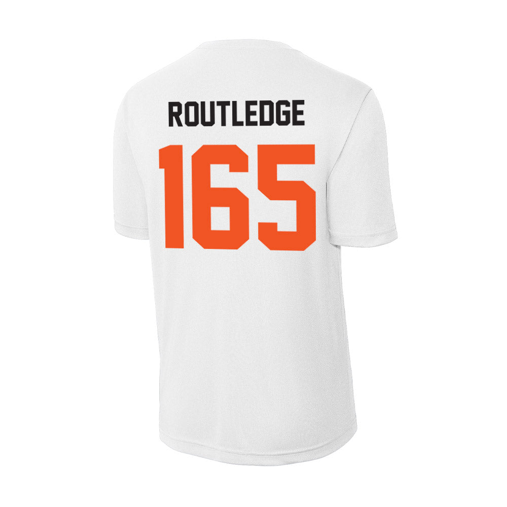 Oklahoma State - NCAA Wrestling : Kody Routledge - Activewear T-Shirt-1