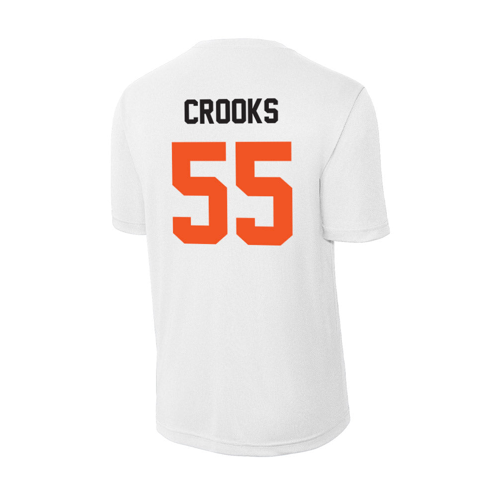 Oklahoma State - NCAA Women's Basketball : Audi Crooks - Activewear T-Shirt-1