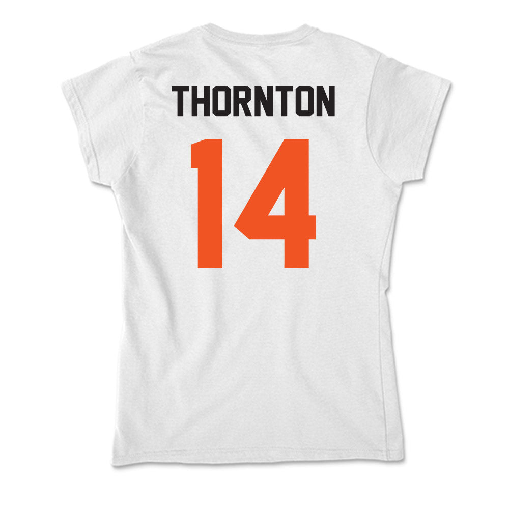 Oklahoma State - NCAA Football : Jabarie Thornton - Soft Style Women’s T-Shirt-1
