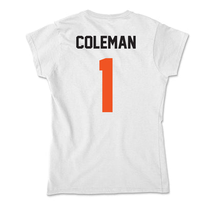 Oklahoma State - NCAA Football : Miles Coleman - Soft Style Women’s T-Shirt-1