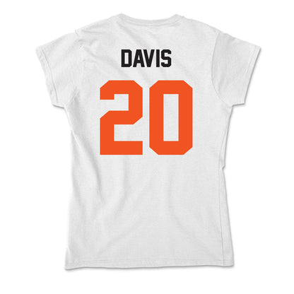 Oklahoma State - NCAA Football : Taurean Davis - Soft Style Women’s T-Shirt-1