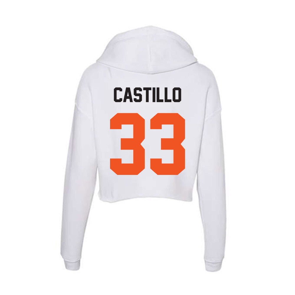 Oklahoma State - NCAA Softball : Gabby Castillo - Women's Crop Fleece Hoodie-1