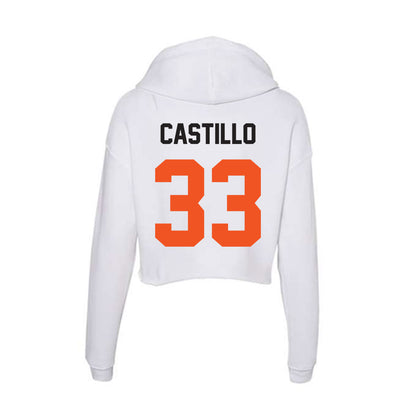 Oklahoma State - NCAA Softball : Gabby Castillo - Women's Crop Fleece Hoodie-1