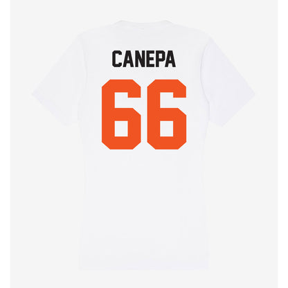 Oklahoma State - NCAA Football : Louie Canepa - Women's V-Neck T-Shirt-1
