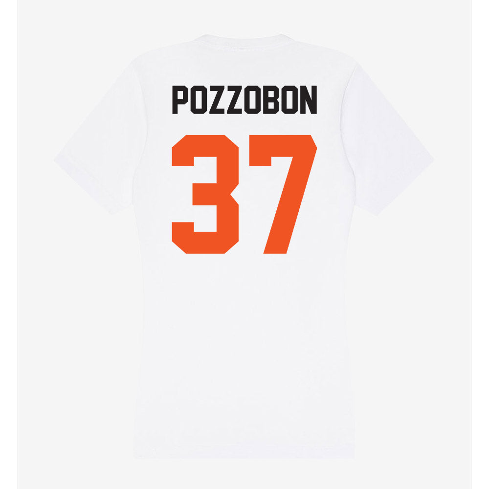 Oklahoma State - NCAA Football : Lachie Pozzobon - Women's V-Neck T-Shirt-1