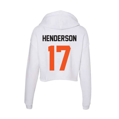 Oklahoma State - NCAA Softball : Montgomery Henderson - Women's Crop Fleece Hoodie-1