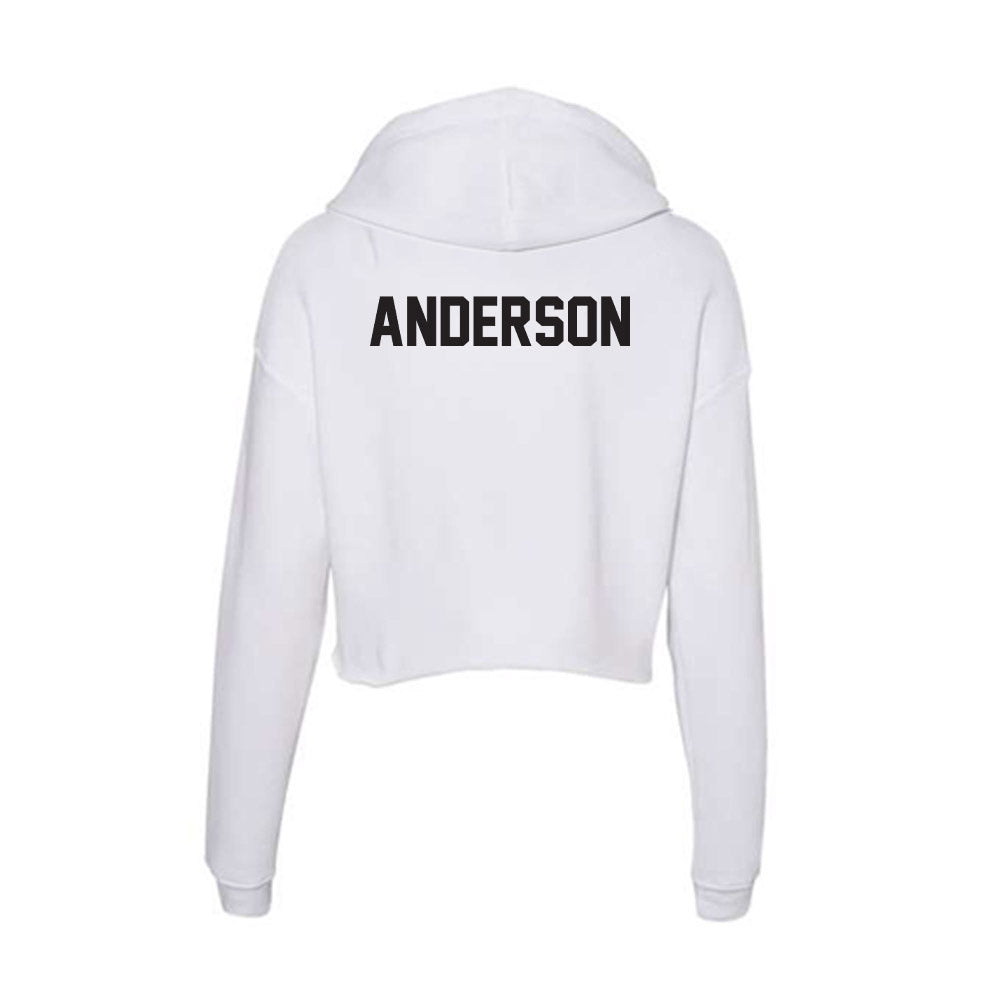 Oklahoma State - NCAA Equestrian : Piper Anderson - Women's Crop Fleece Hoodie-1