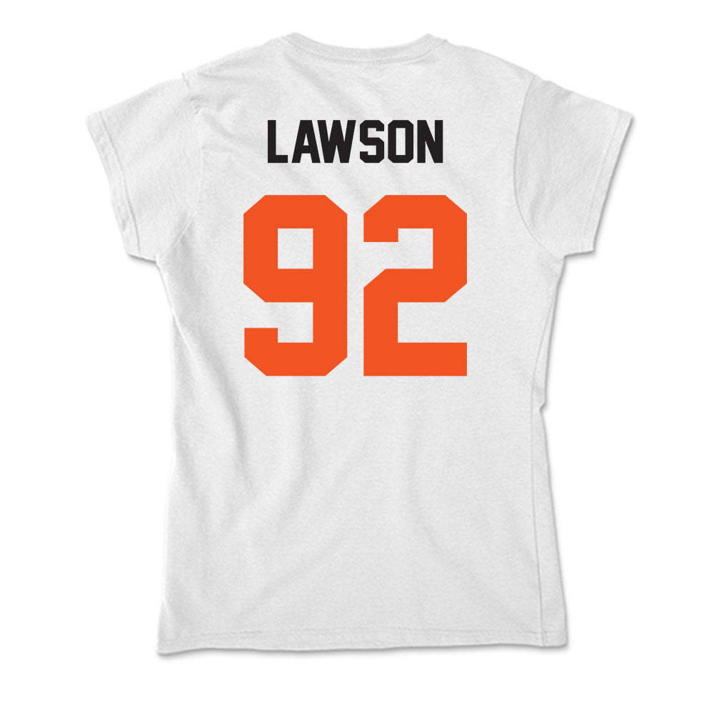 Oklahoma State - NCAA Football : Jerry Lawson - Soft Style Women’s T-Shirt-1