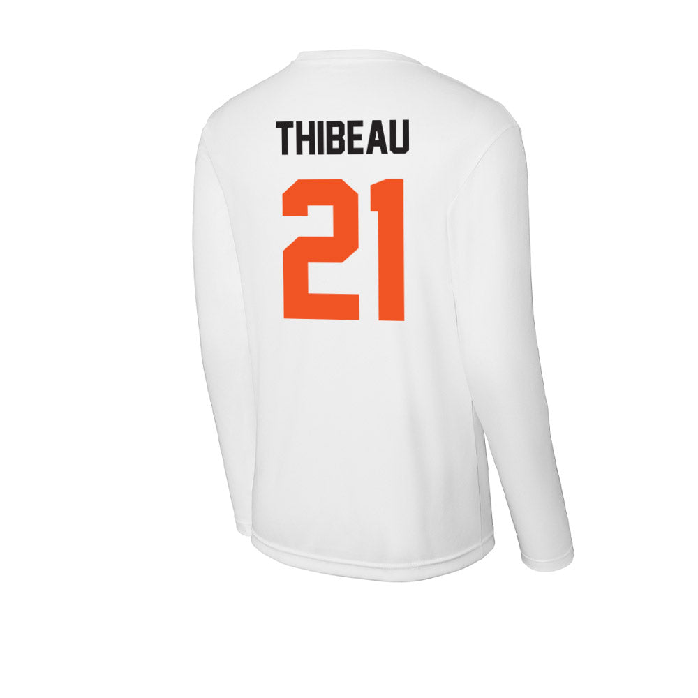 Oklahoma State - NCAA Women's Soccer : Taryn Thibeau - Activewear Long Sleeve T-Shirt-1