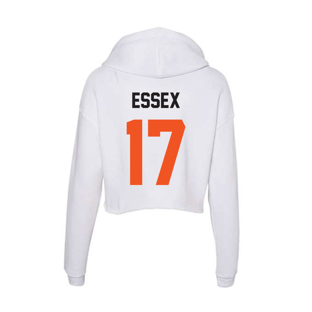 Oklahoma State - NCAA Baseball : Ezra Essex - Women's Crop Fleece Hoodie-1