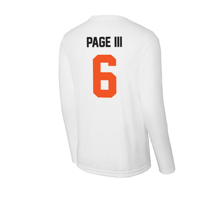 Oklahoma State - NCAA Football : Tre Page III - Activewear Long Sleeve T-Shirt-1