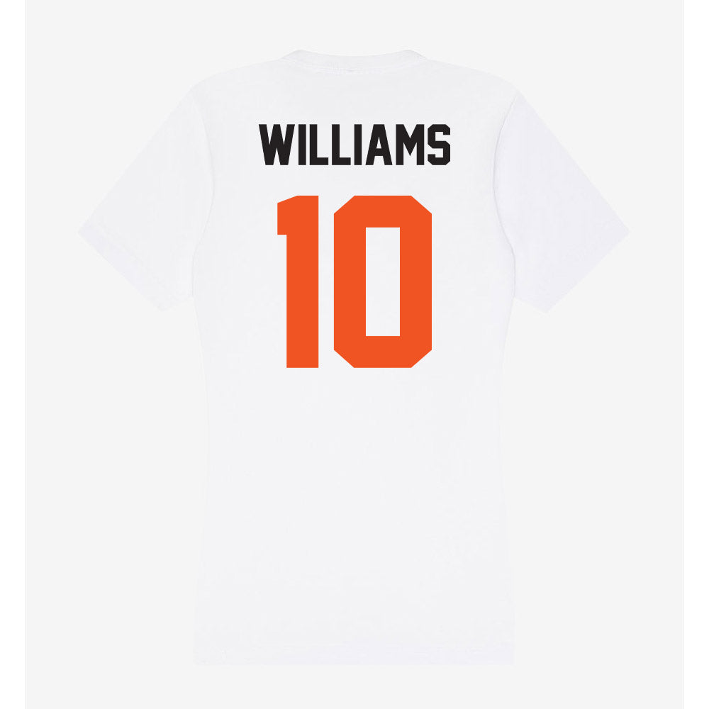 Oklahoma State - NCAA Football : James Williams - Classic Shersey Women's V-Neck T-Shirt-1