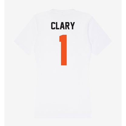 Oklahoma State - NCAA Men's Basketball : Kanye Clary - Women's V-Neck T-Shirt-1