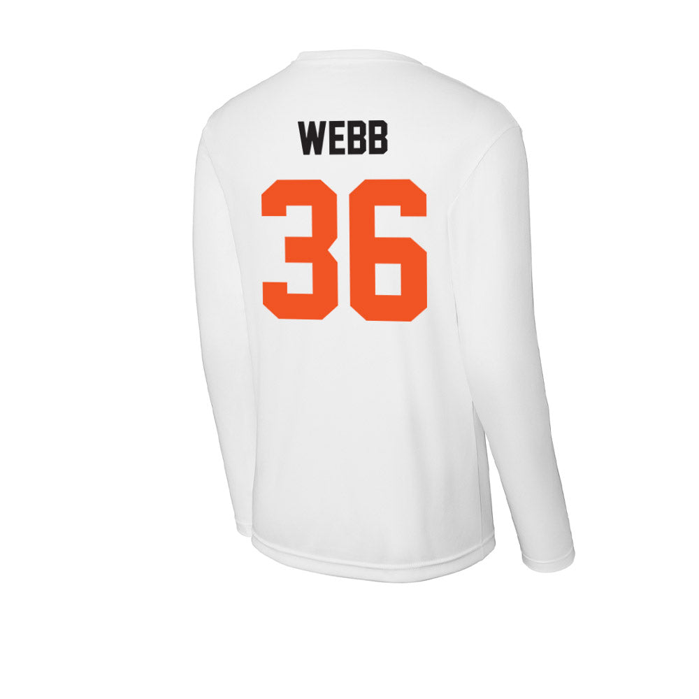 Oklahoma State - NCAA Football : Ayden Webb - Activewear Long Sleeve T-Shirt-1