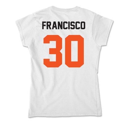 Oklahoma State - NCAA Baseball : Brady Francisco - Soft Style Women’s T-Shirt-1