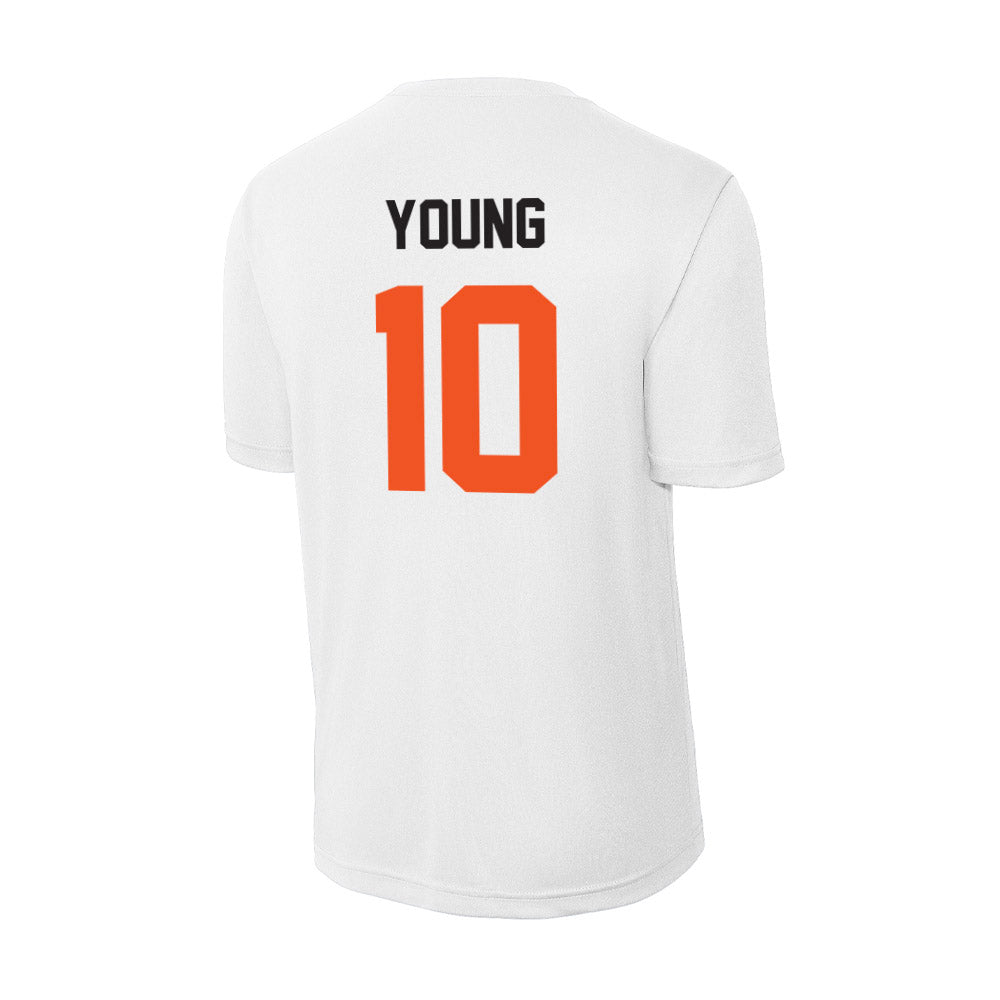 Oklahoma State - NCAA Football : Wyatt Young - Activewear T-Shirt-1
