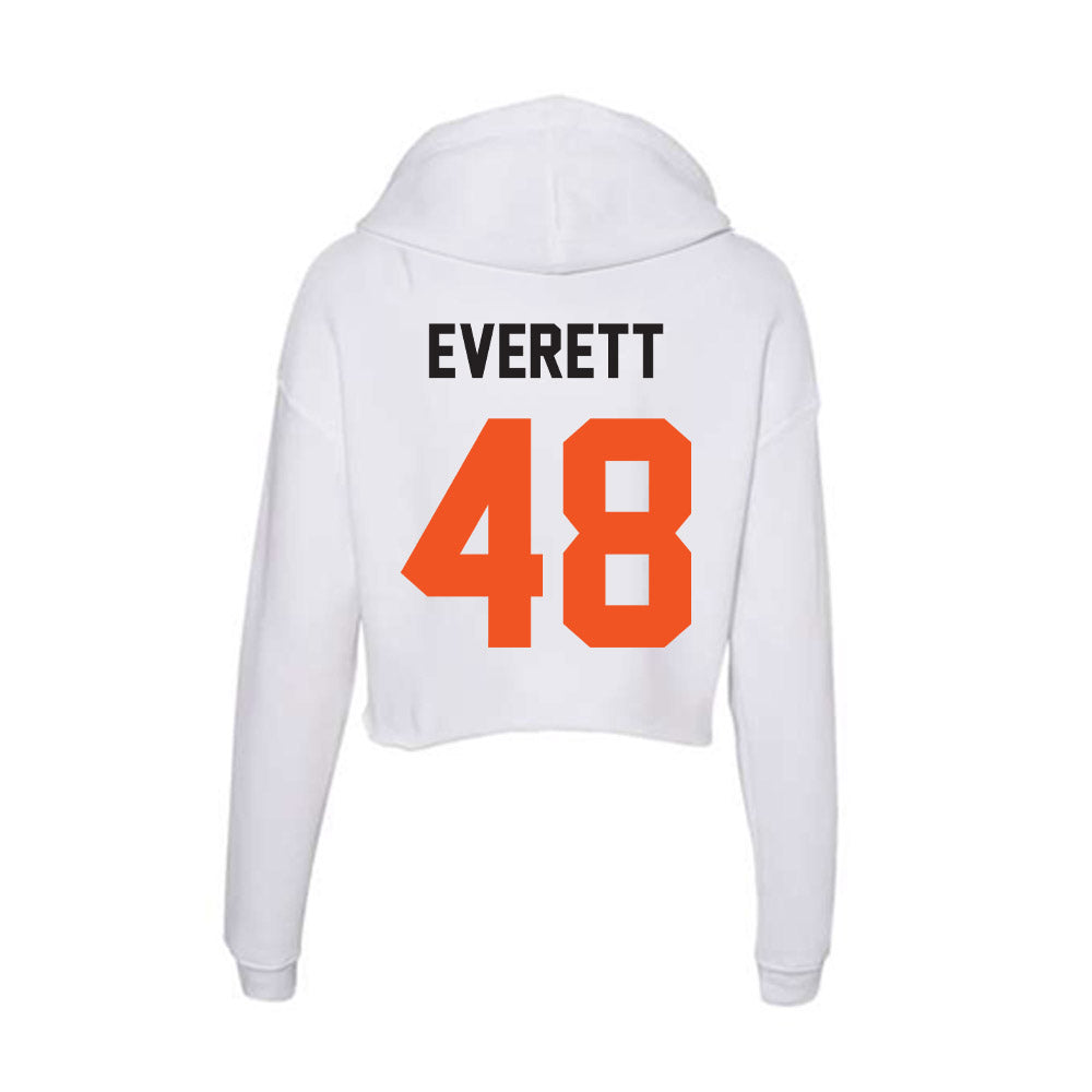 Oklahoma State - NCAA Softball : Delainey Everett - Women's Crop Fleece Hoodie-1