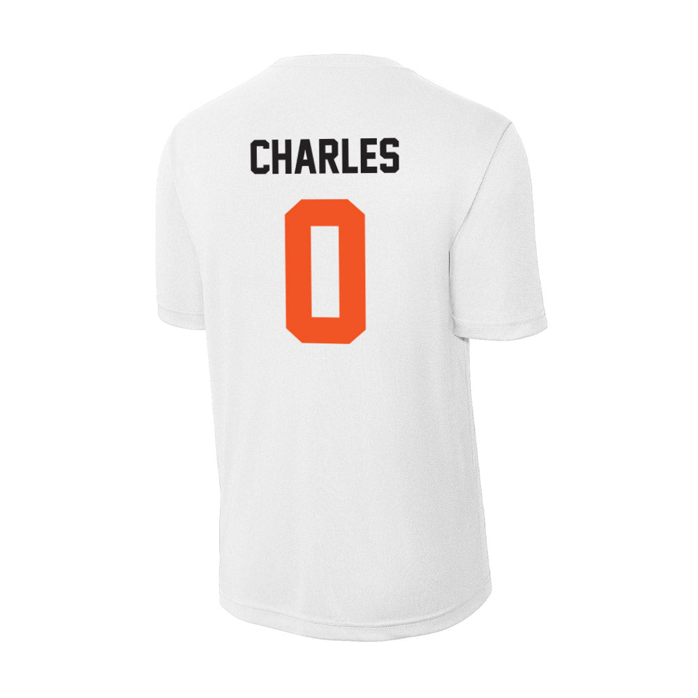 Oklahoma State - NCAA Football : Malik Charles - Activewear T-Shirt-1