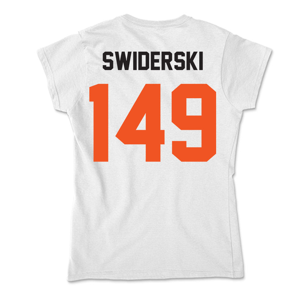 Oklahoma State - NCAA Wrestling : Casey Swiderski - Soft Style Women’s T-Shirt-1