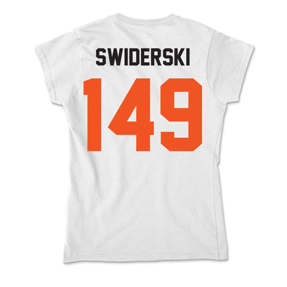 Oklahoma State - NCAA Wrestling : Casey Swiderski - Soft Style Women’s T-Shirt-1