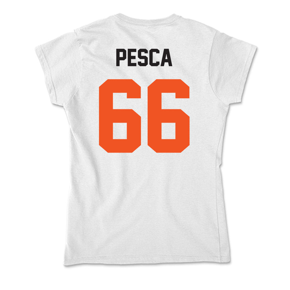 Oklahoma State - NCAA Baseball : Mario Pesca - Soft Style Women’s T-Shirt-1