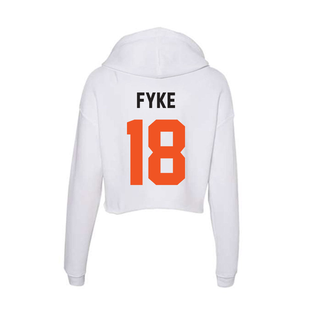 Oklahoma State - NCAA Baseball : Kai Fyke - Women's Crop Fleece Hoodie-1