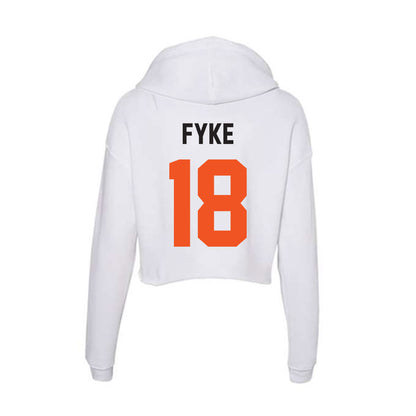 Oklahoma State - NCAA Baseball : Kai Fyke - Women's Crop Fleece Hoodie-1
