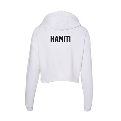 Oklahoma State - NCAA Wrestling : Dean Hamiti - Classic Shersey Women's Crop Fleece Hooded Sweatshirt-1