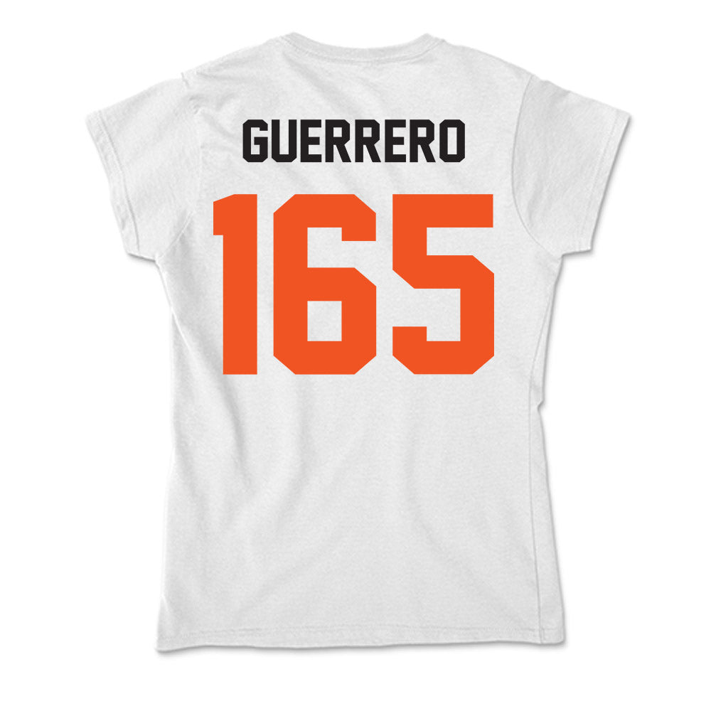 Oklahoma State - NCAA Wrestling : Ishmael Guerrero - Soft Style Women’s T-Shirt-1