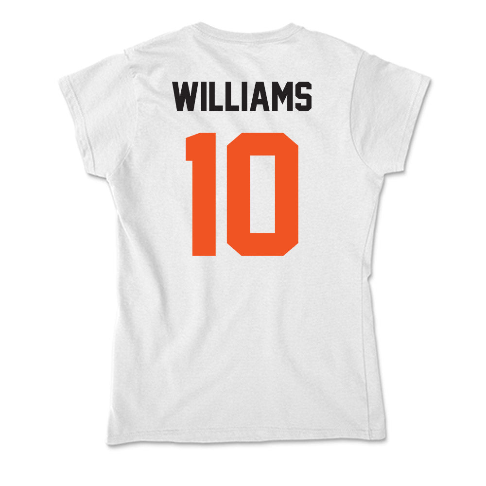 Oklahoma State - NCAA Football : James Williams - Classic Shersey Soft Style Women’s T-Shirt-1