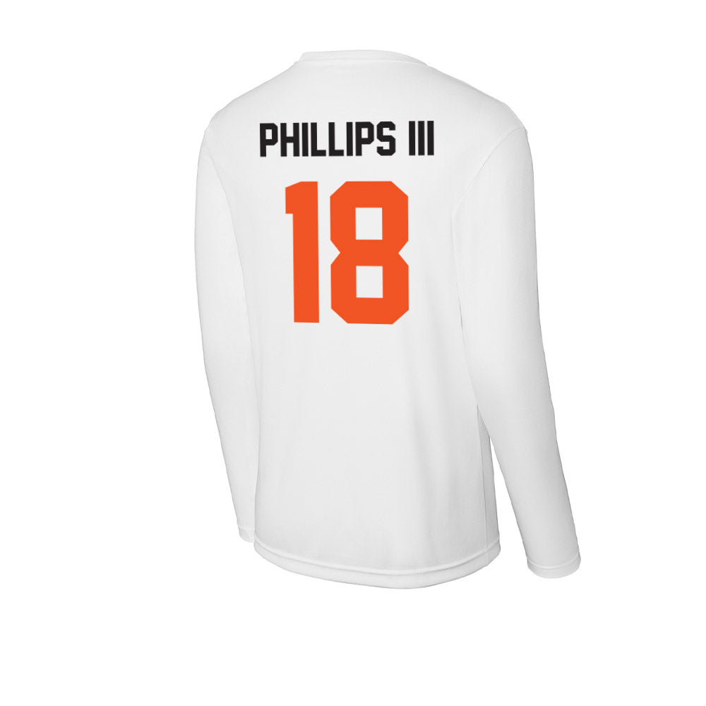 Oklahoma State - NCAA Football : Mose Phillips III - Activewear Long Sleeve T-Shirt-1