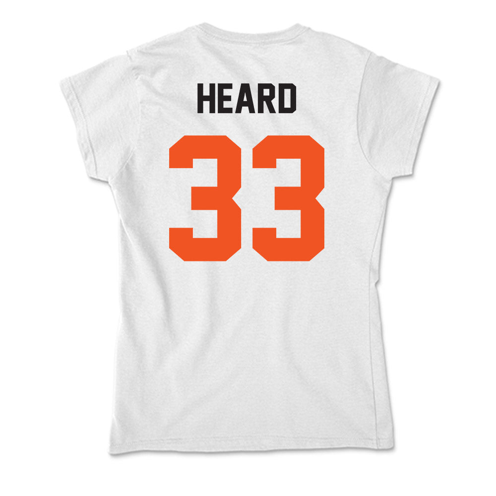 Oklahoma State - NCAA Women's Basketball : Tyla Heard - Soft Style Women’s T-Shirt-1