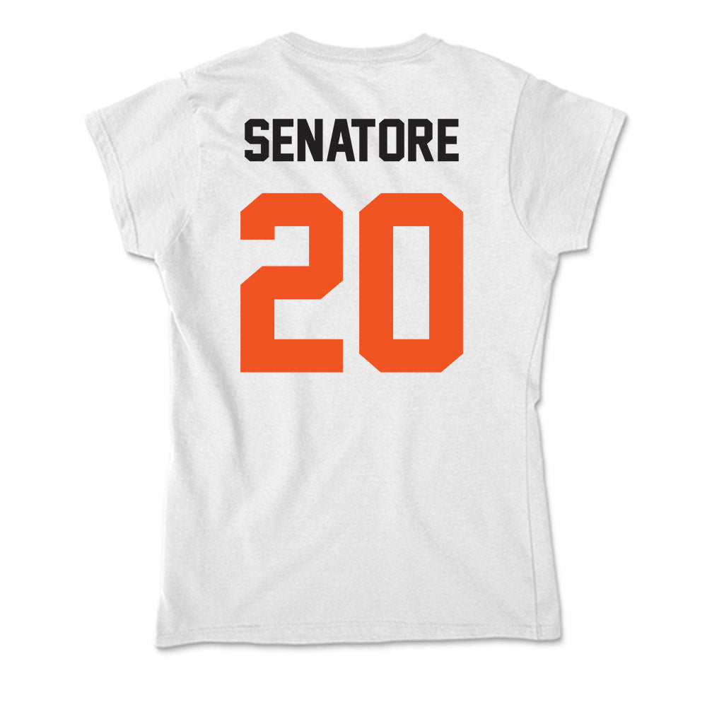 Oklahoma State - NCAA Women's Soccer : Emily Senatore - Soft Style Women’s T-Shirt-1