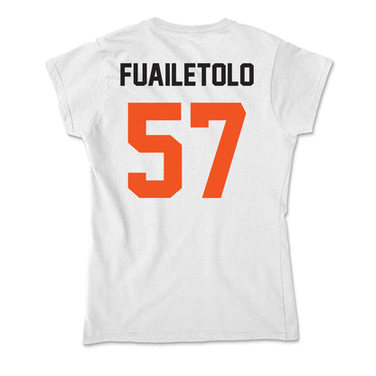 Oklahoma State - NCAA Football : Simona Fuailetolo - Soft Style Women’s T-Shirt-1
