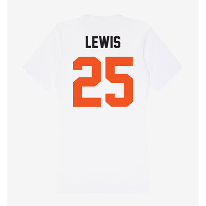 Oklahoma State - NCAA Football : Kollin Lewis - Women's V-Neck T-Shirt-1