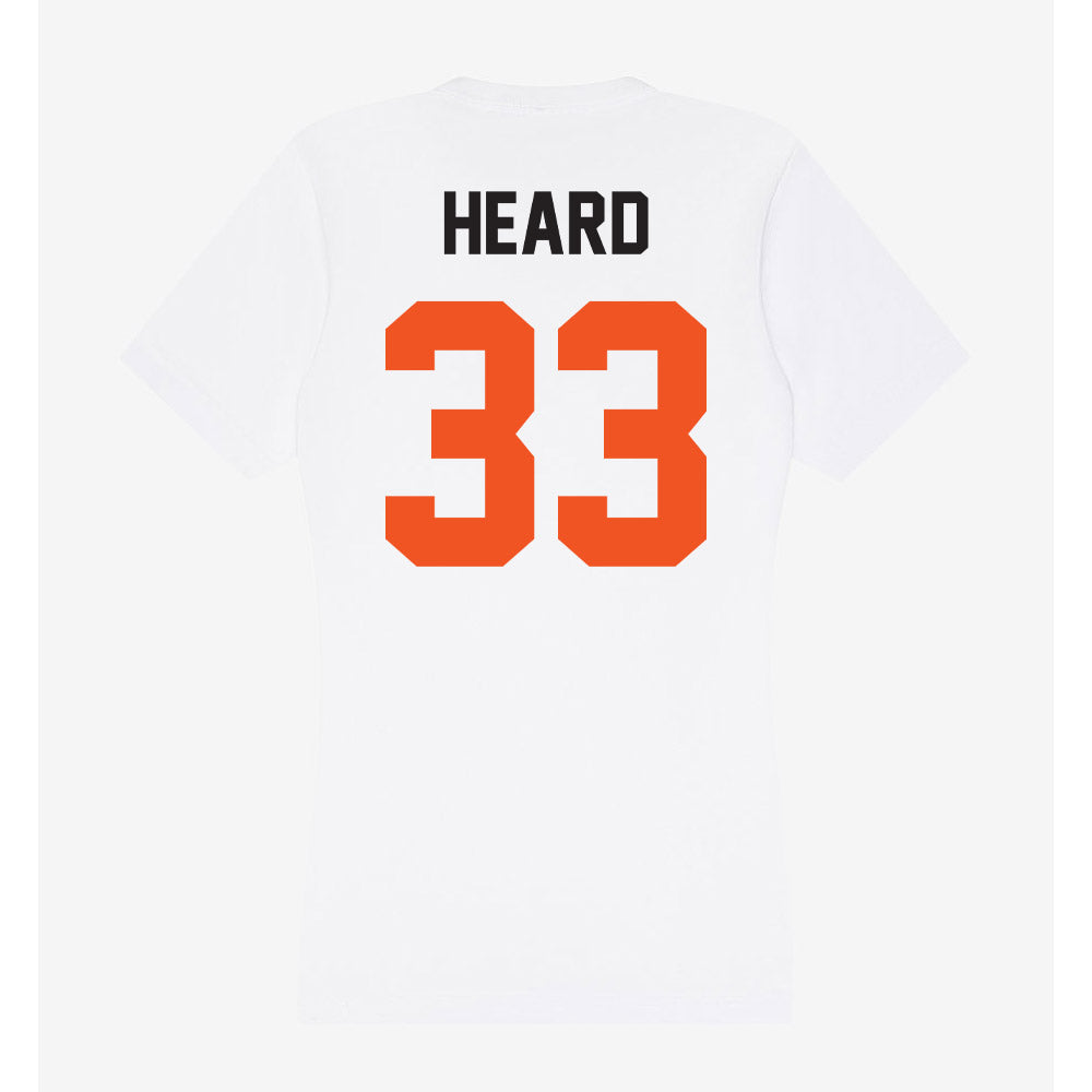 Oklahoma State - NCAA Women's Basketball : Tyla Heard - Women's V-Neck T-Shirt-1